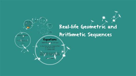 Geometric Sequence In Real Life