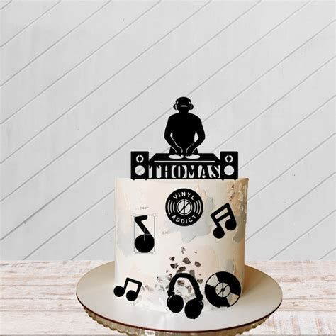 Music Cake Toppers Etsy