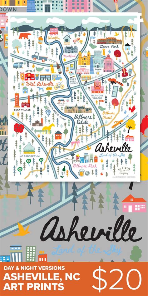 Asheville Nc Tourist Map - Best Tourist Places in the World