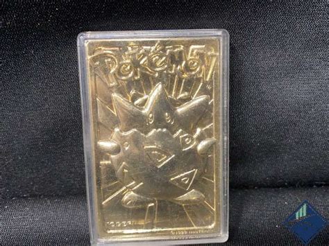 Pokemon Limited Edition K Gold Plated Trading Card Estate Details