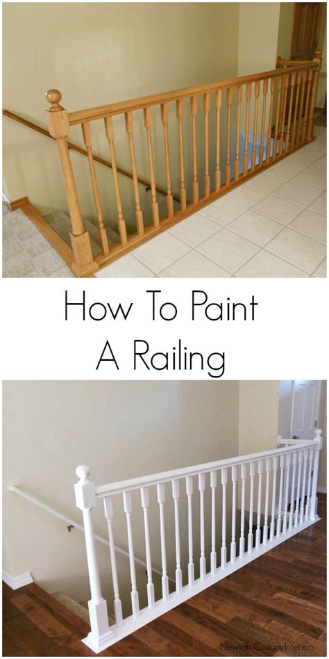 How To Paint Stairway Railings Warehouse Of Ideas