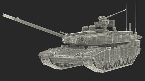 Abrams X Tank Grey Rigged Model - TurboSquid 2083699