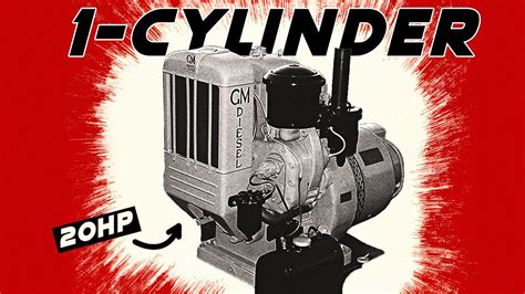 The 1 Cylinder Detroit Diesel 1 71 Is Nearly Extinct Youtube