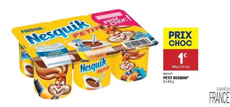 Offre Nestlé Petit Nesquik chez Aldi