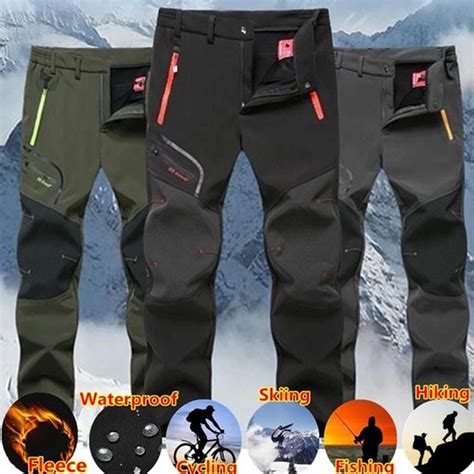 Pantalon D Ext Rieur Imperm Able Pour Homme Randonn E Camping Escalade