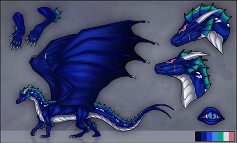 Dragon Reference Sheet For Darastrix87 Commission By Trioza On Deviantart