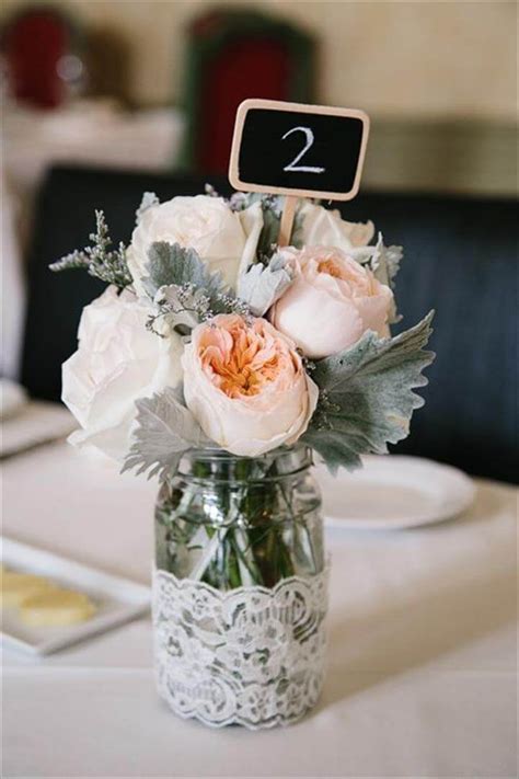 Bridal Shower Mason Jar Centerpieces At Lisa Lopez Blog