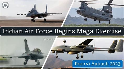 Indian Air Force Begins Mega Exercise Poorvi Aakash 2023 YouTube