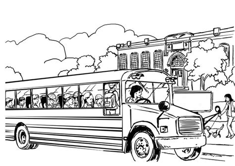 Dessins Gratuits à Colorier Coloriage Autobus à Imprimer