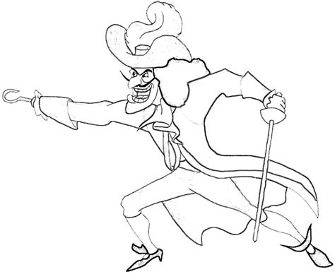 Captain Hook Printable Coloring Pages Coloring Pages