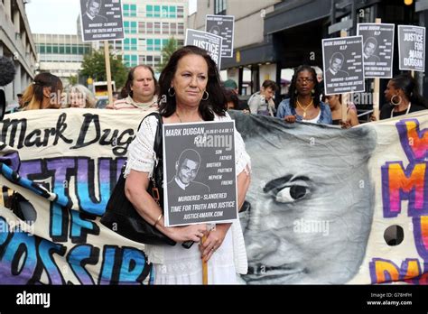 Third anniversary of Mark Duggan shooting Stock Photo - Alamy