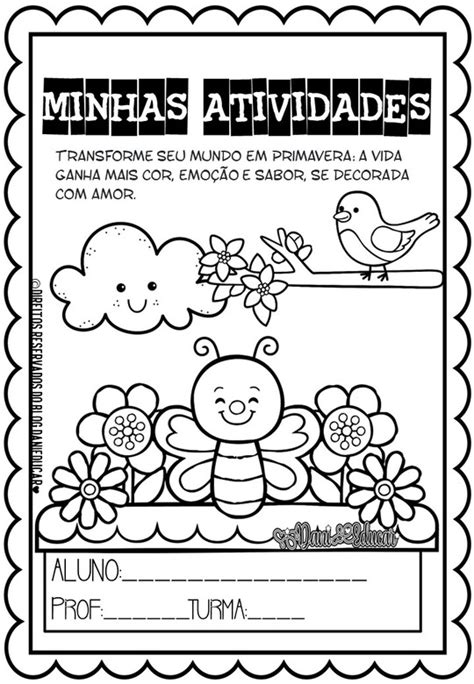 Capas De Atividades Primavera