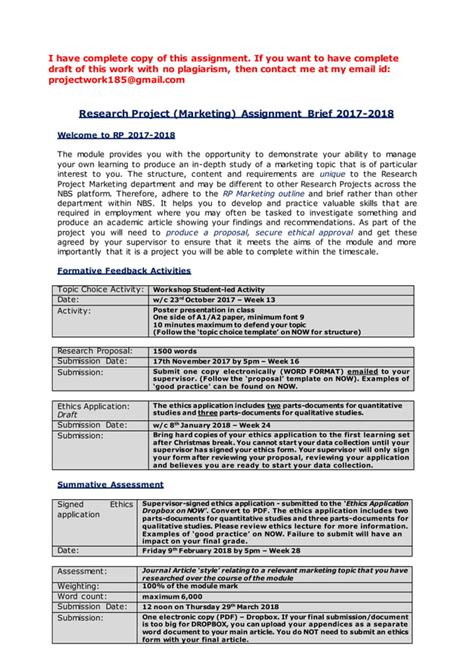 Detailed Research Proposal Submission Brief Pdf