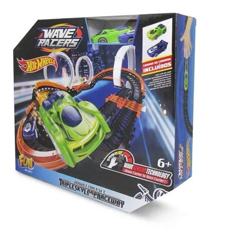 Pista Hot Wheels Wave Racers Triple Skyloop Fun Brinquedos Frete Gr Tis
