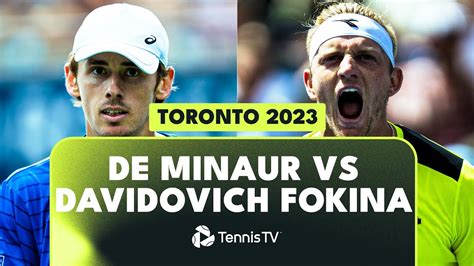 Alex De Minaur Vs Alejandro Davidovich Fokina Semi Final Highlights