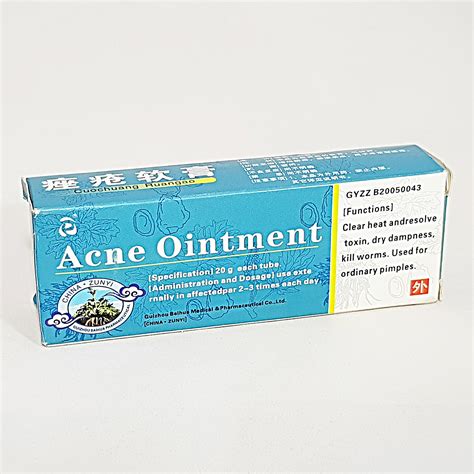 Acne Ointment Tcm Skinclinic