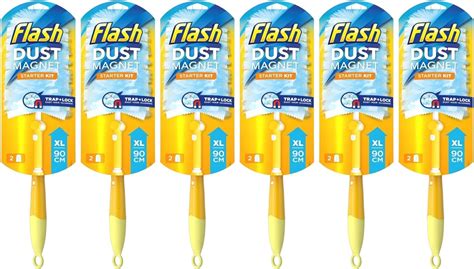 Flash Dust Magnet Xl Handle Extendable To Cm Duster Starter Kit