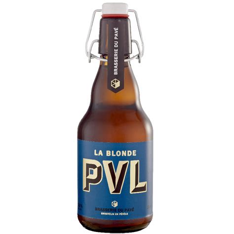 PVL Blonde 33 cl Bière artisanale dorée de style Belgian Blond Ale Brasserie du Pavé