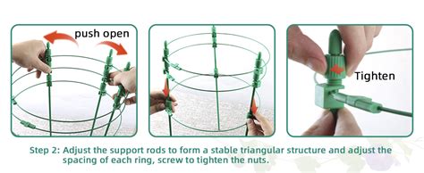 Amazon CJGQ Plant Support Tomato Cages For Garden 6 Pack 18 Inch