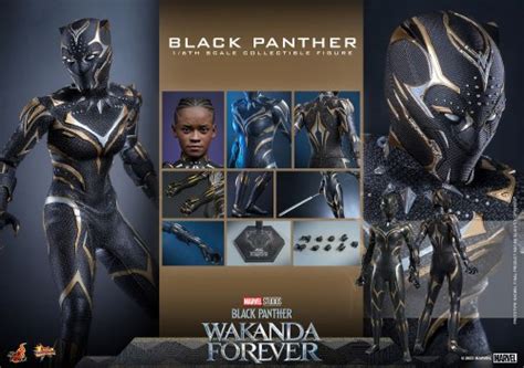 Hot Toys Black Panther Wakanda Forever Black Panther 1 6 Action Figure Forbidden Planet