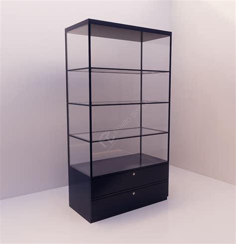 Display Cabinet With Glass Doors And Shelves Great Prices Factory