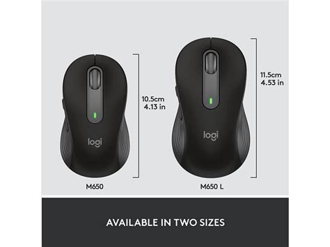 Logitech Signature M650 L Full Size Wireless Mouse For Large Sized