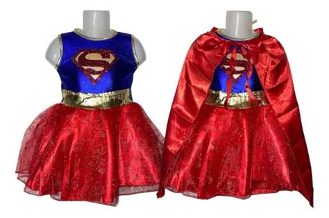 Disfraz Supergirl Niña Disfraz De Superhéroina Para Niñas Cuotas sin