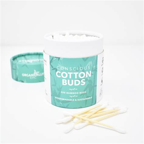 Biodegradable Cotton Buds Box Peace With The Wild