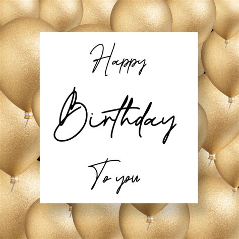 Brown Joyful Happy Birthday To You Instagram Template Postermywall