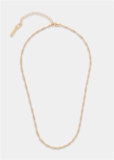 Gold/Multi Twisted Chain | WHISTLES | Whistles UK