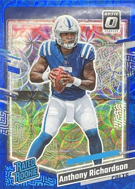 Anthony Richardson Donruss Optic Preview Blue Scope Price