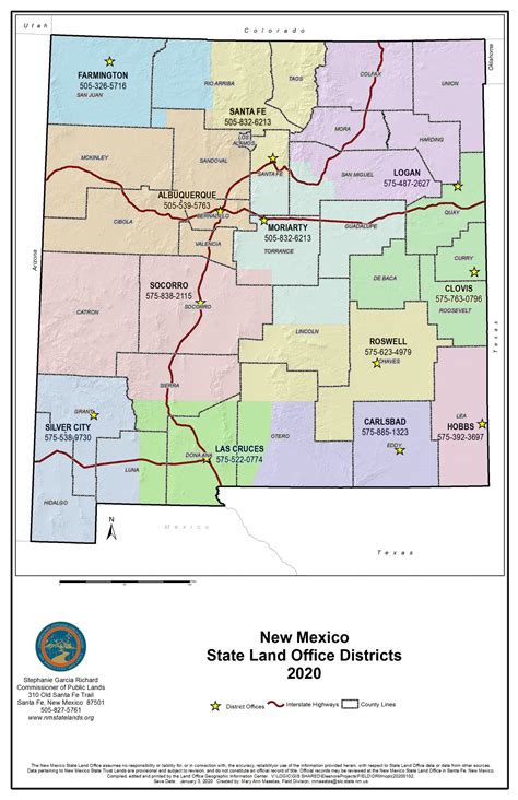 Printable Maps NM State Land Office