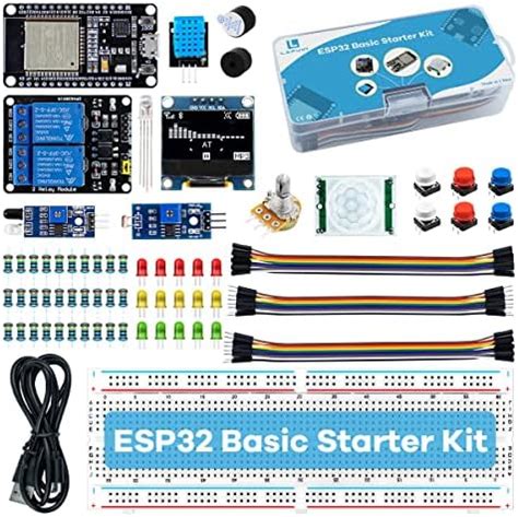 LAFVIN Kit básico de inicio para placa de desarrollo ESP32 ESP 32S