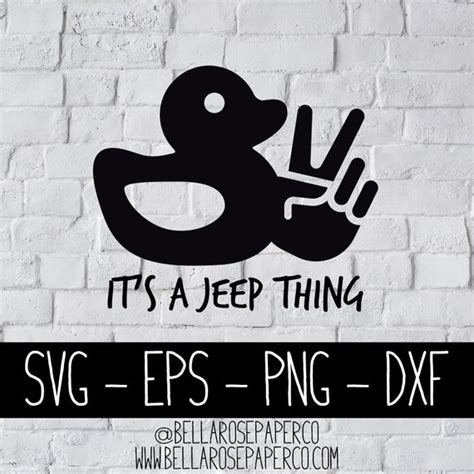 Jeep Duck SVG Svg Eps Dxf Png SVG Bundle For Silhouette Etsy