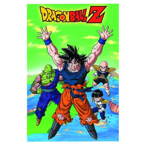 Dragon Ball Z Goku And Friends Tin Wall Sign Carlisle Company