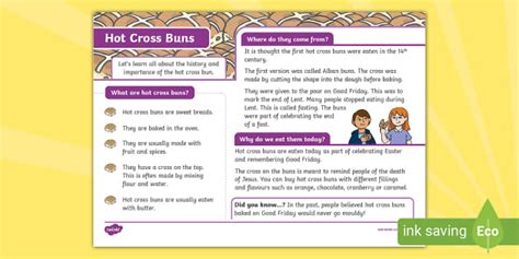 KS Hot Cross Bun Fact File Teacher Made Twinkl