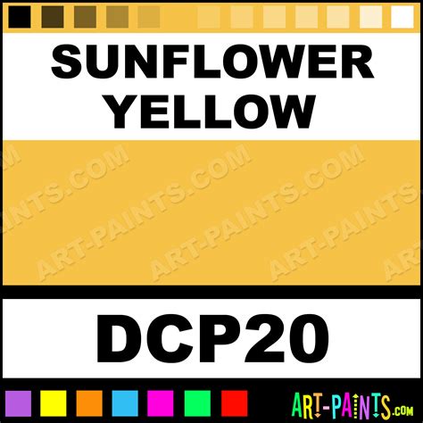 Sunflower Yellow Patio Paint Foam and Styrofoam Paints - DCP20 ...