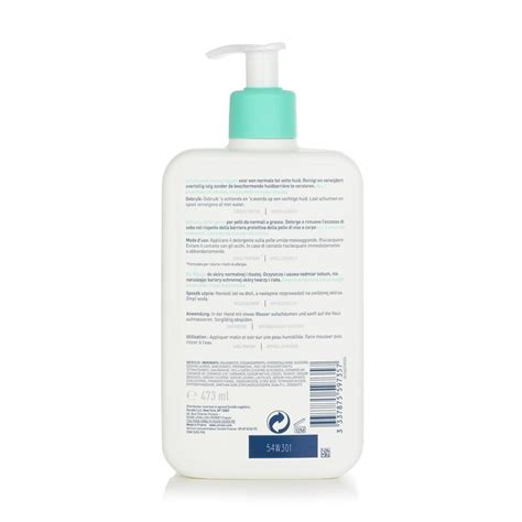 CeraVe Foaming Cleanser For Normal To Oily Skin 473ml 16oz