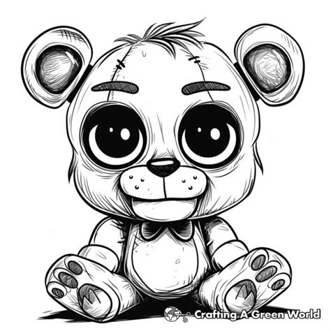 Freddy Fazbear Coloring Pages - Free & Printable!