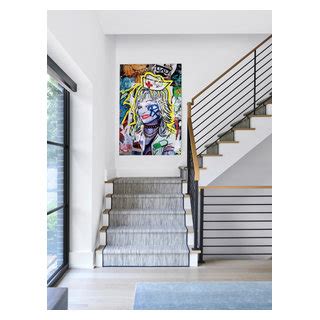 Suburban Standout Contemporary Staircase New York By D