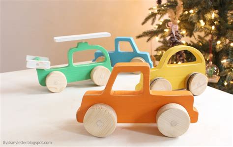 Homemade Wooden Toy Car