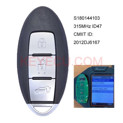 OEM Smart Remote Key Fob FSK 315MHz 4A For Nissan X Trail 2014 2019 FCC