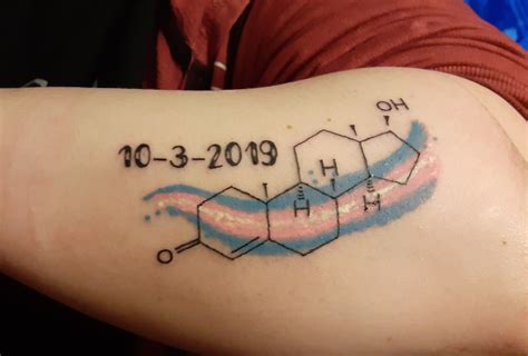 Testosterone Structure Tattoo