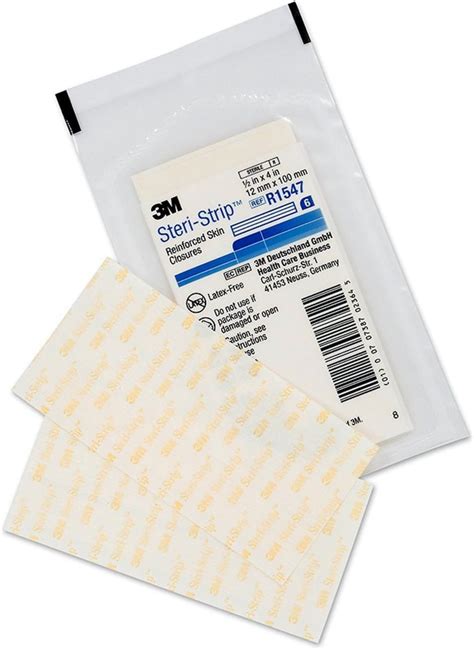 3M Steri Strip Reinforced Skin Closures 12mm X 100mm Pack Of 10