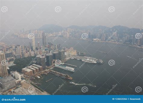 The Tst Aerial View With Urban Skyscrapers Editorial Photo Image Of