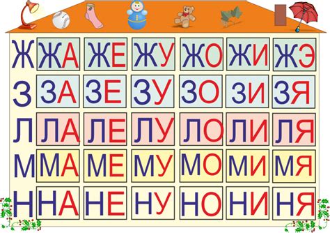 Карточки слогов распечатать