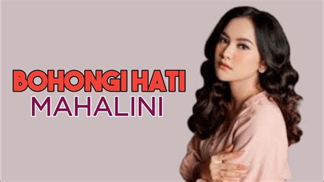 Bohongi Hati Mahalini Cover Lirik Lagu Youtube