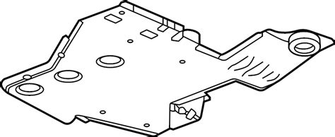 Cadillac Ct Floor Pan Splash Shield Rear Stingray