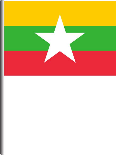 Myanmar Flag Png Png