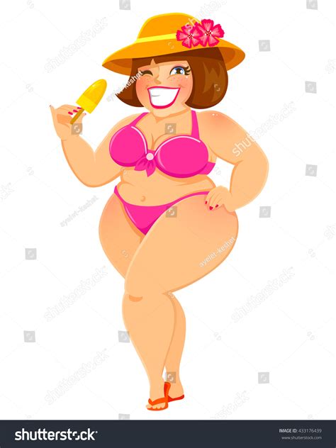 4 052 Fat Woman Bikini Stock Vectors And Vector Art Shutterstock